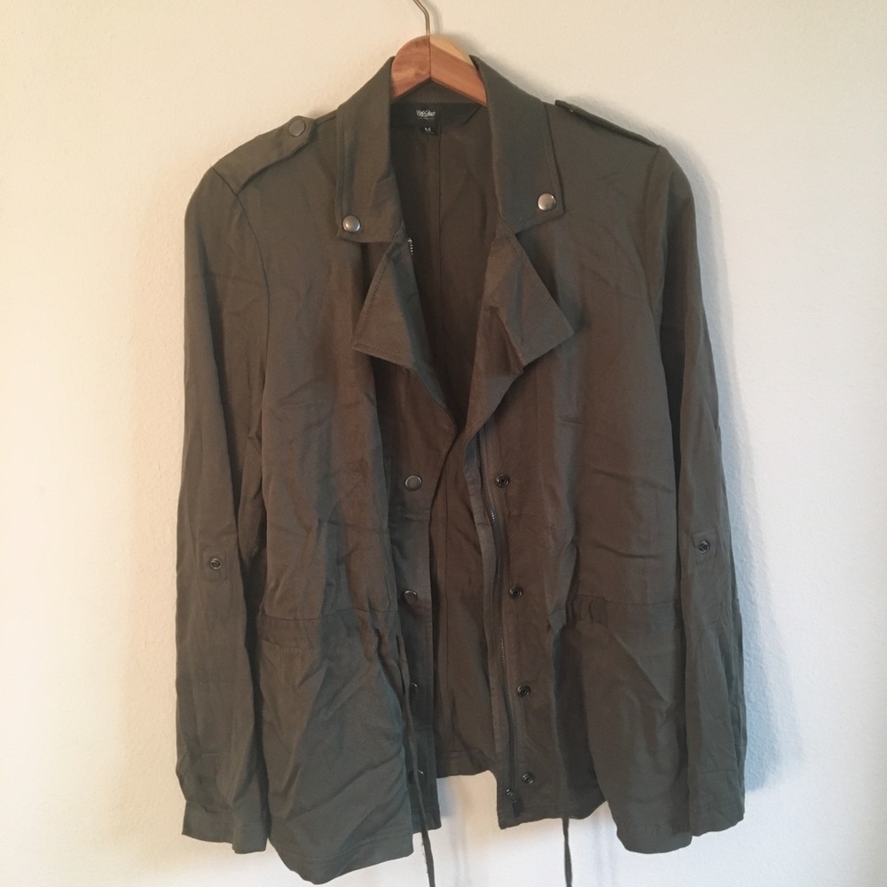 Army green utility jacket!